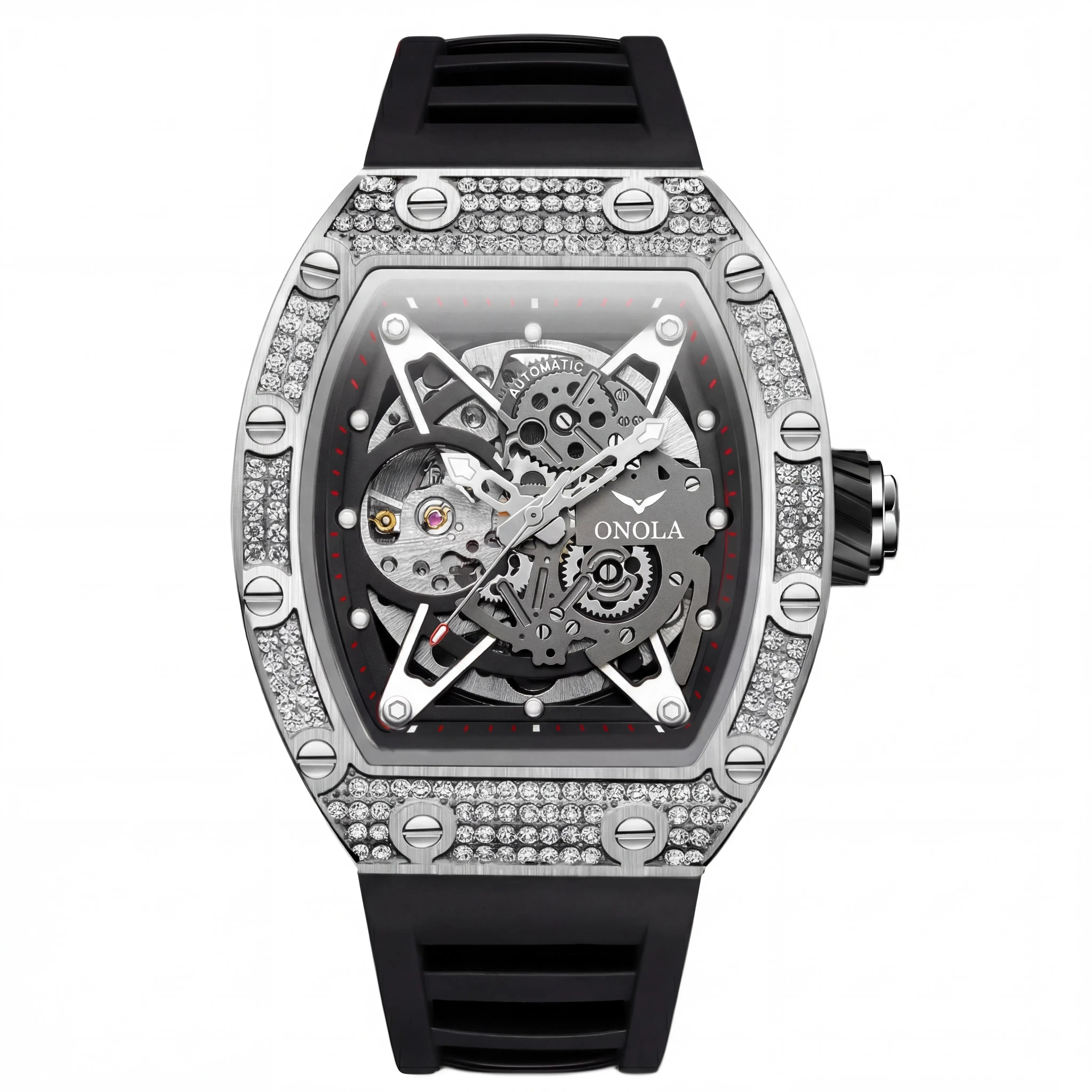 Marvelle Blizzard Steel | Iced Silver Dark Skeleton