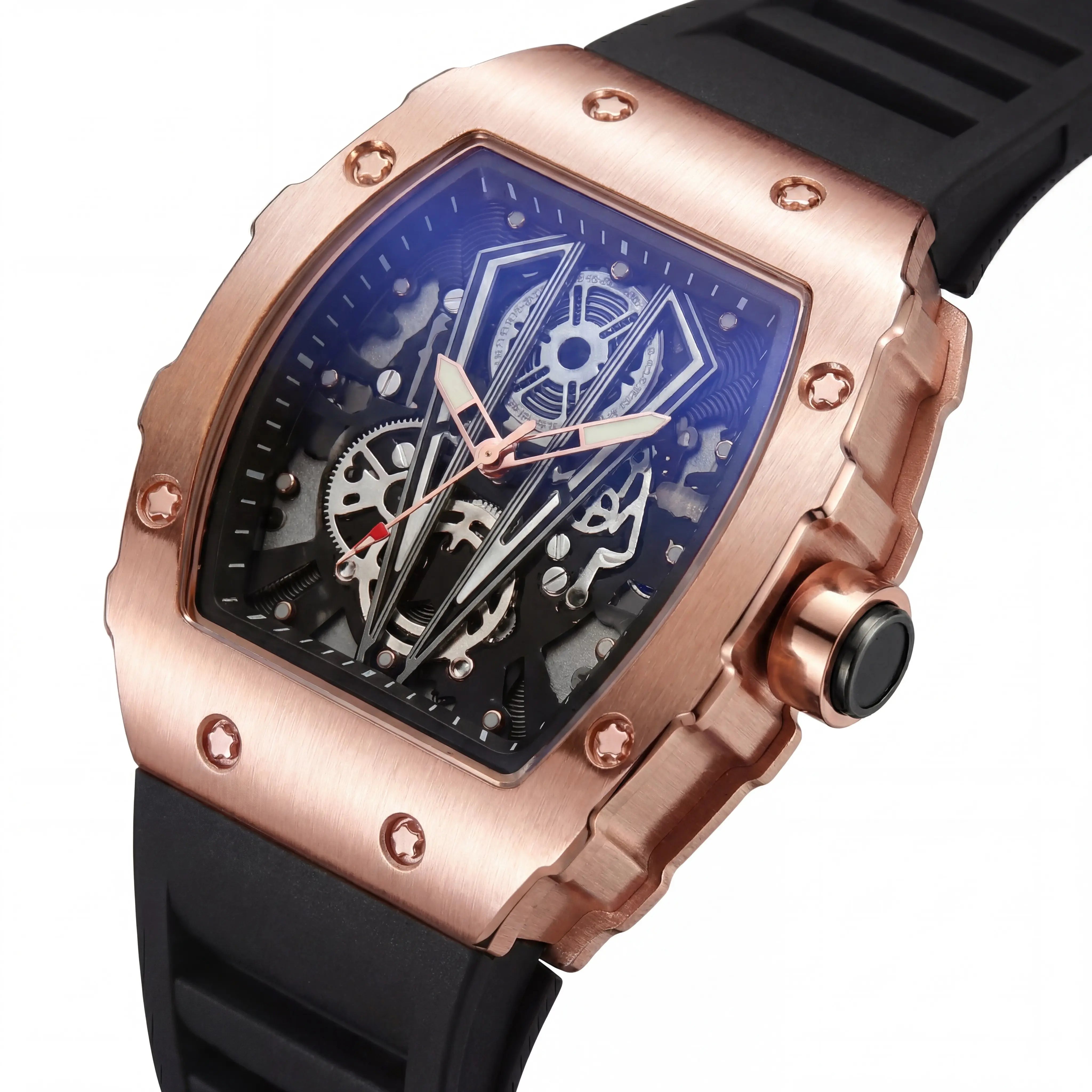 Marvelle Apex Noir | Rose Gold Blue Core
