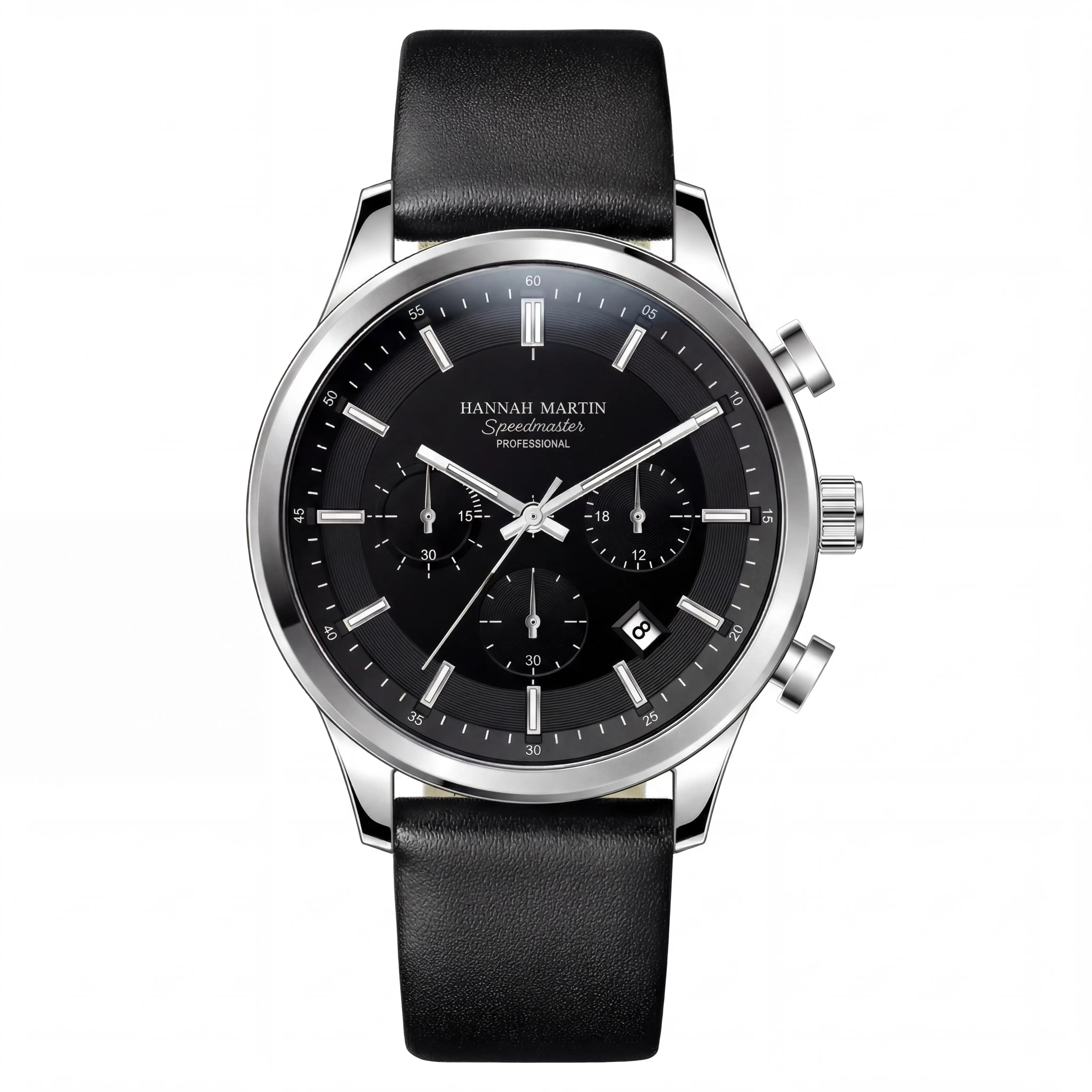 Marvelle Chronograph | Executive Silver Black