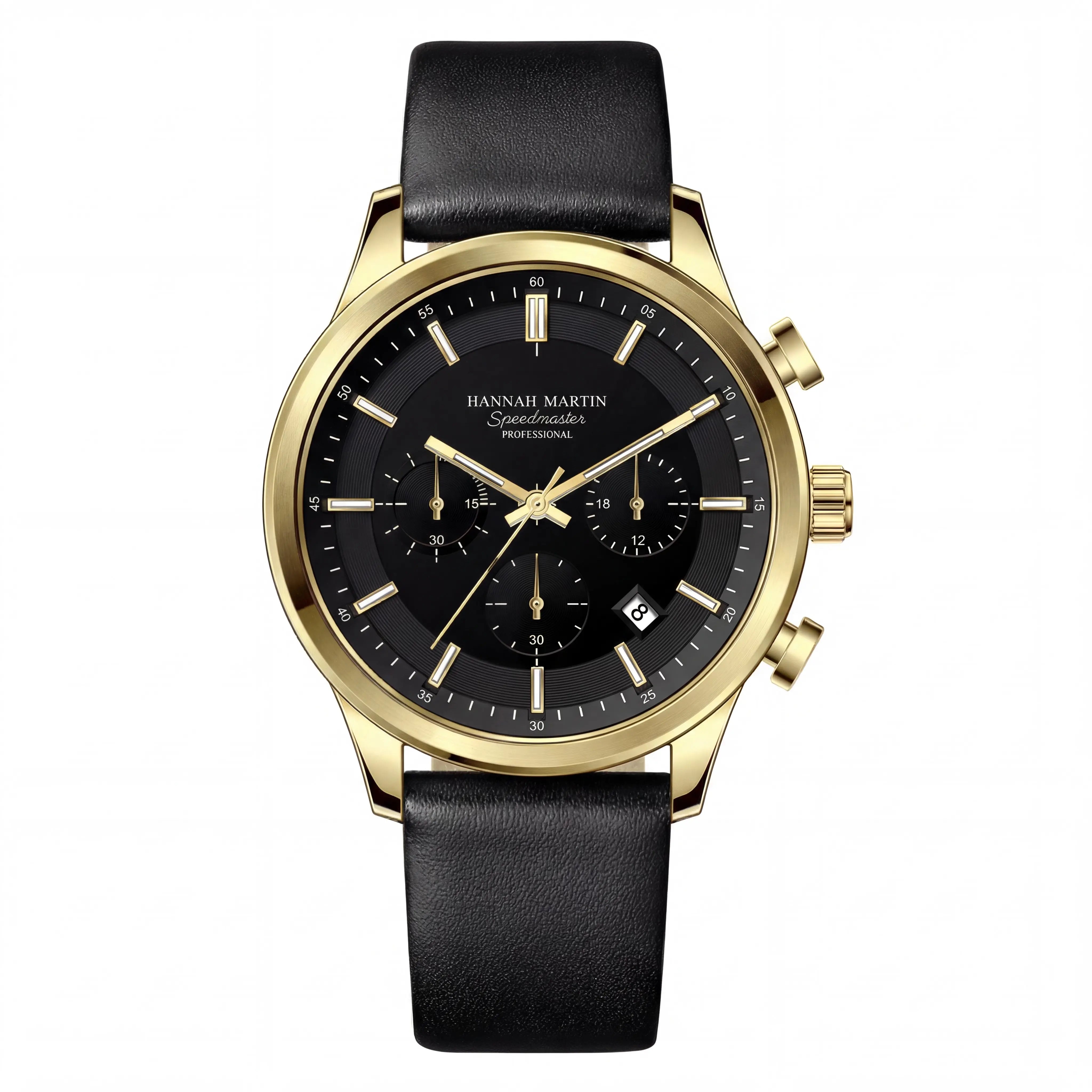 Marvelle Chronograph | Executive Gold Black