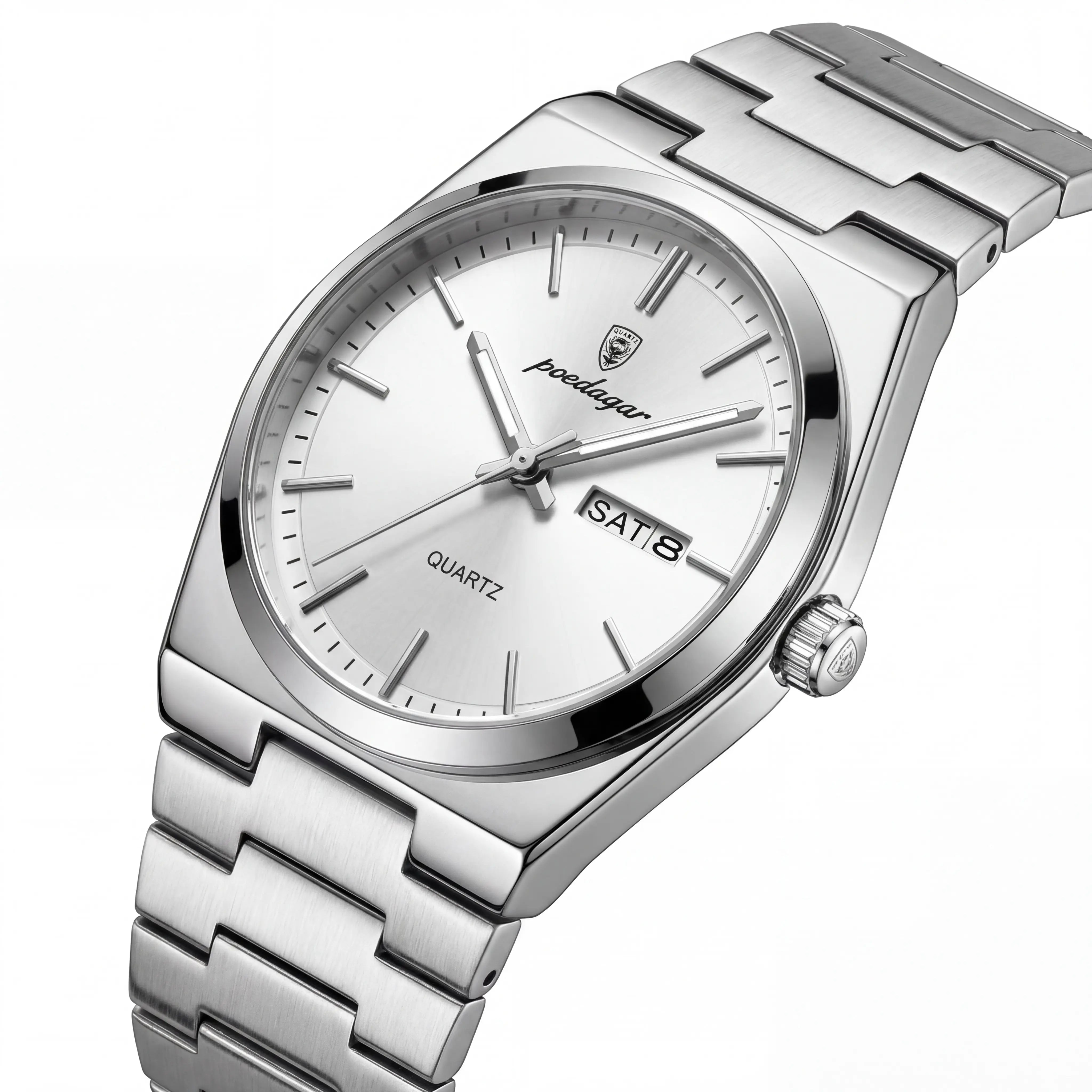 Marvelle Linear Steel | Silver White