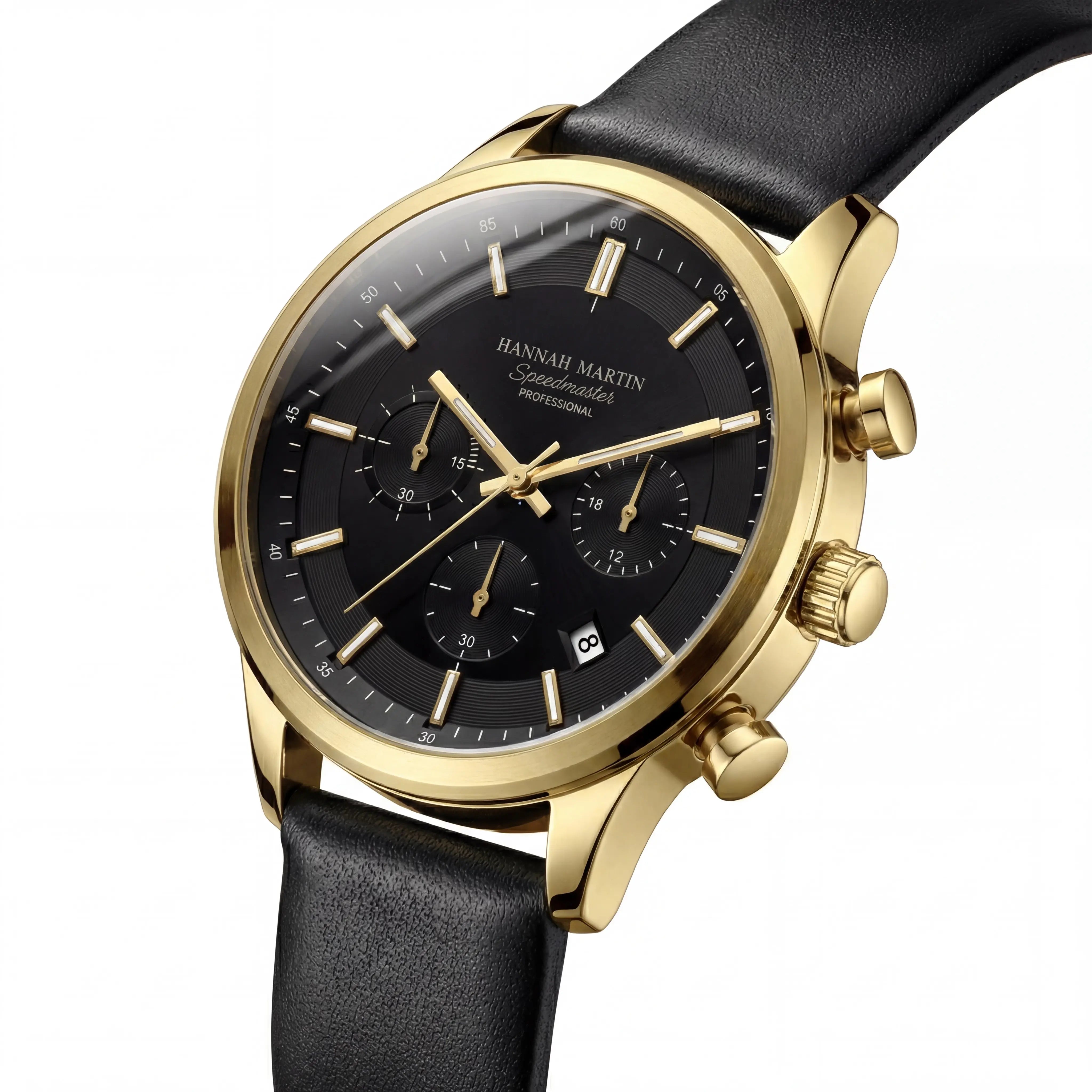 Marvelle Chronograph | Executive Gold Black